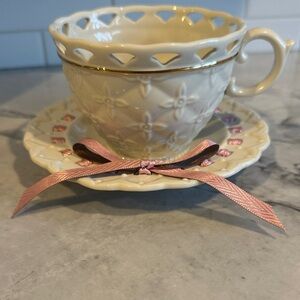 Lenox Tied With Love Teacup